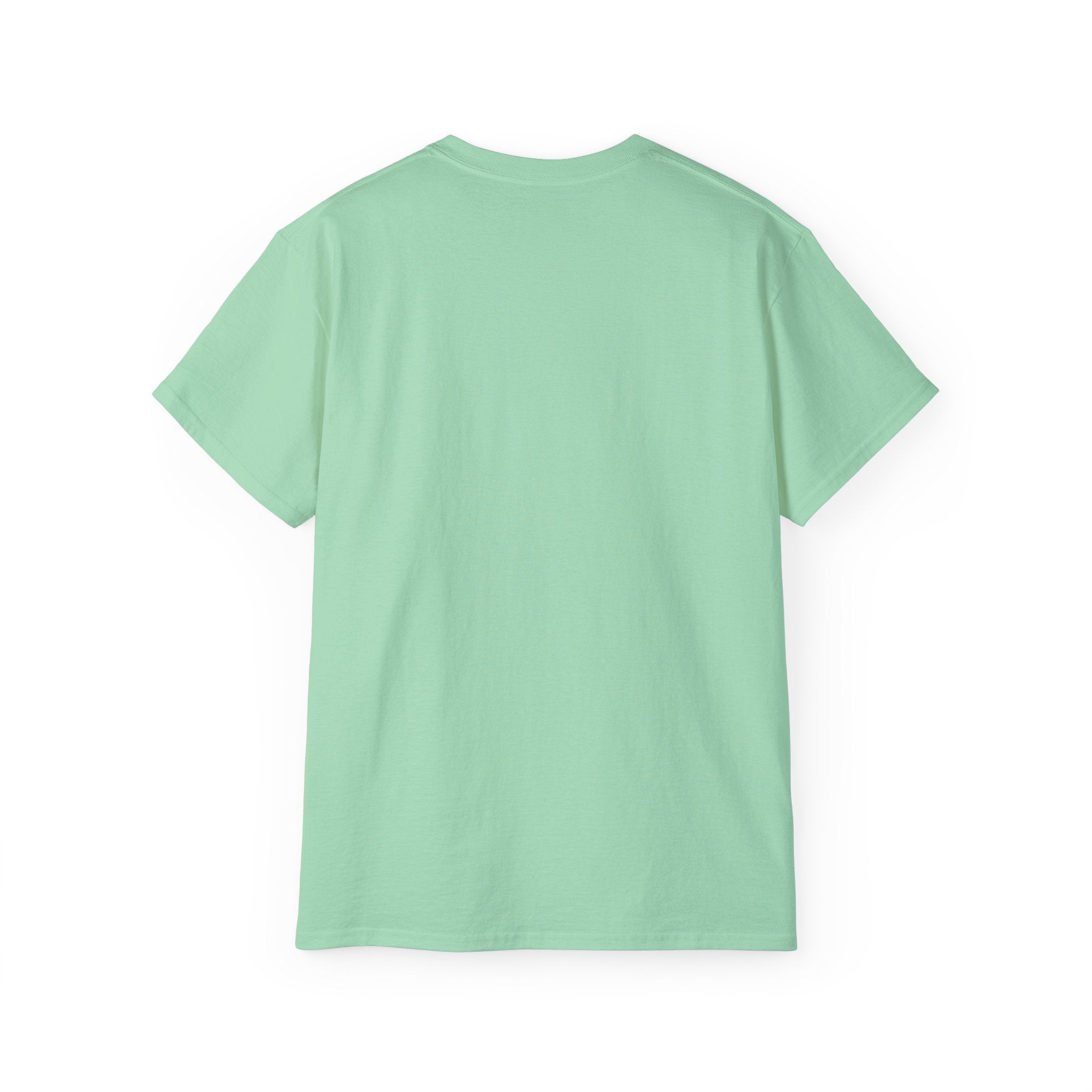 Kawaii Anime Sticker Collage Tee – Cute Blue-Haired Character & Cartoon Companion Shirt